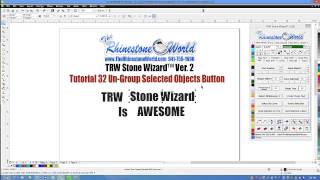 Tutorial 32: Un Group Selected Objects Button (TRW Stone Wizard™) Profile