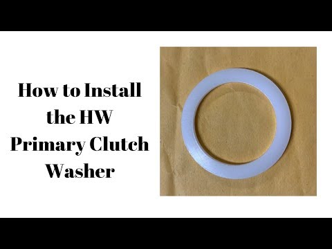 How to install the Hunterworks Primary Clutch Washer — Hunterworks video thumbnail