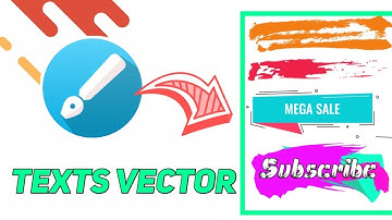 How to Edit & Create text Vector in Android Phones | Infinite Design