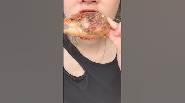 Ăn đùi gà KFC cho đỡ thèm😋         #thánhăn #mukbang #kfcchicken
