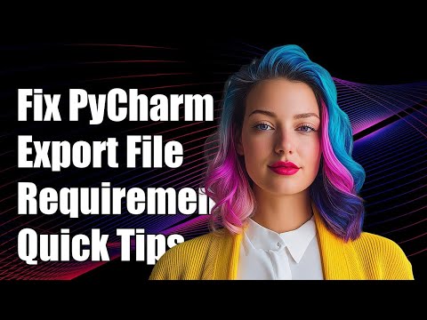 Fixing PyCharm Issues: How to Export the Correct requirements.txt File