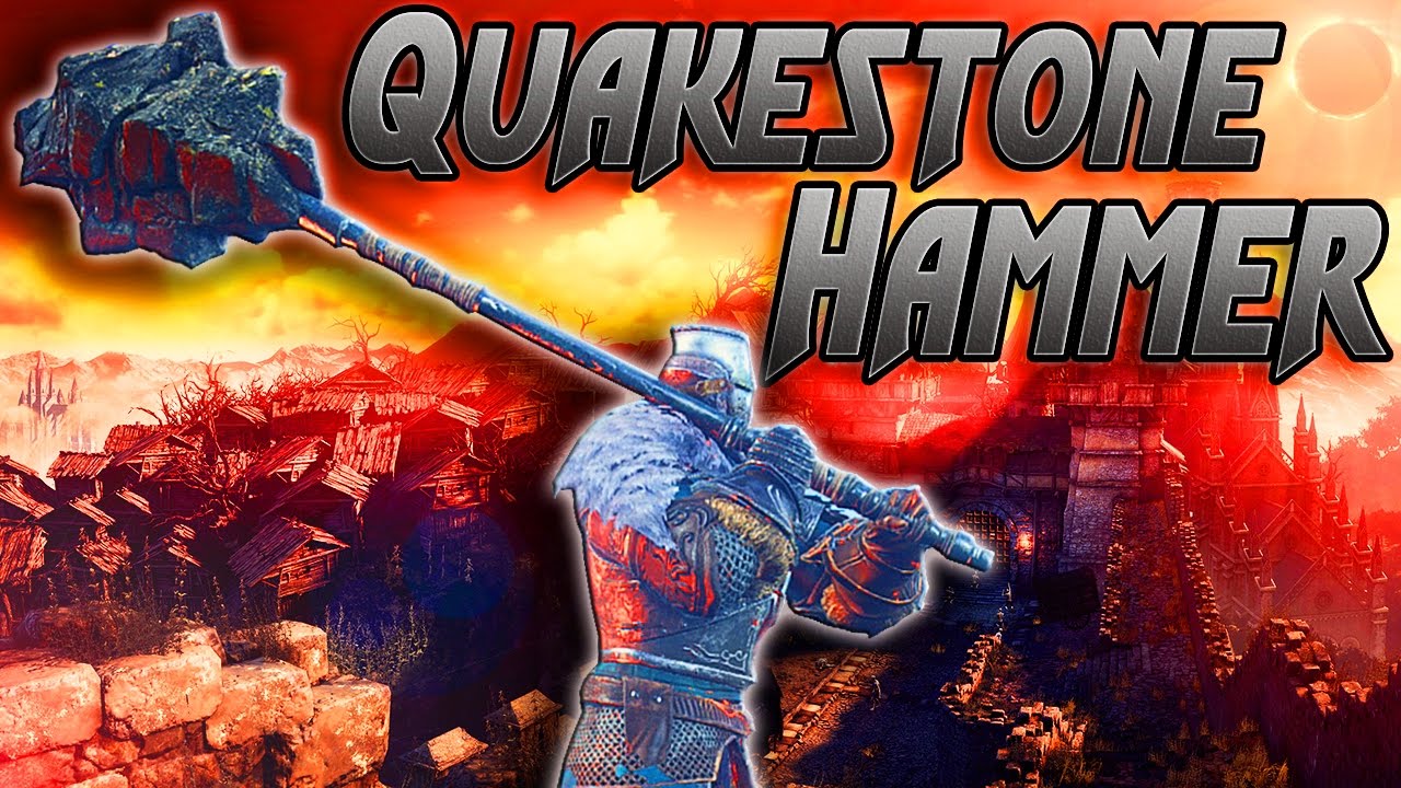 Dark Souls 3 DLC Weapons Quakestone Hammer PvP Strength Build High