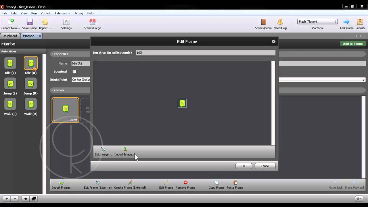 Stencyle Tutorial ,,,, Lesson1 ,,,, HD تعليم تصميم العاب الحاسوب