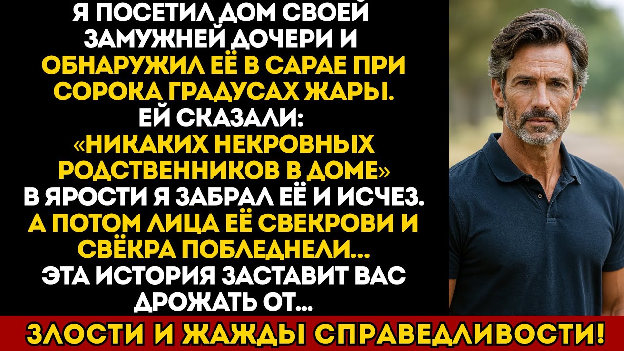 Отец спасает дочь из раскалённого сарая её свекрови и свёкра, оставив их в шоке...