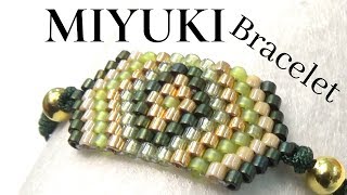 Miyuki Bracelet with Brick Stitch - Easy Technique for beginners