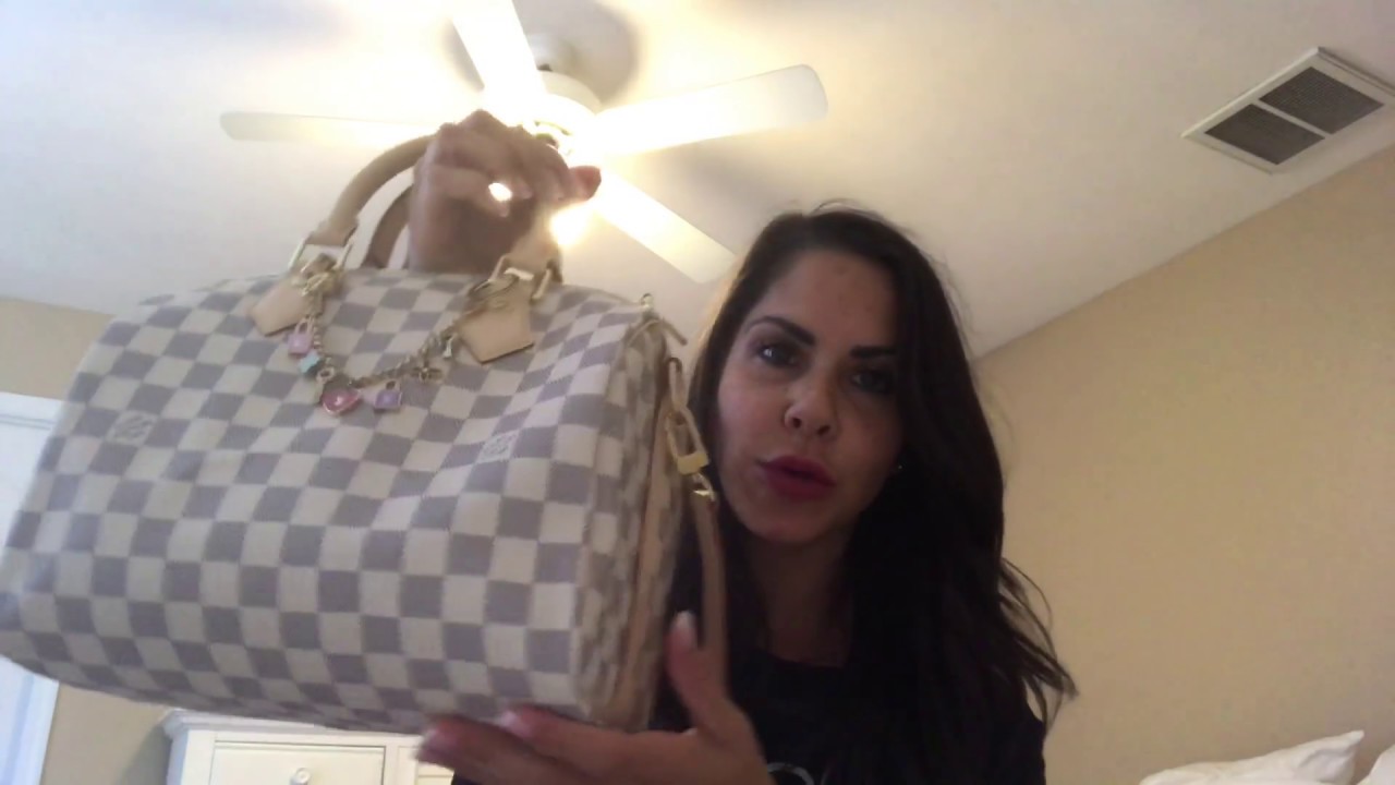 Review + WIMB: Louis Vuitton Speedy 25 Damier Azur 