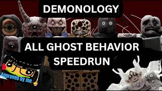DEMONOLOGY ALL GHOST TRAITS EXPLAINED 3.99 SPEEDRUN IN 8 MINUTES.
