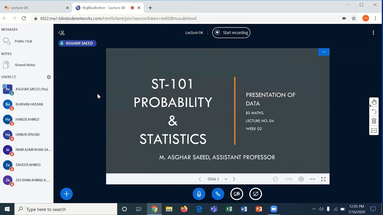 Probability and Statistics - Lecture 04 Part 01 - YouTube