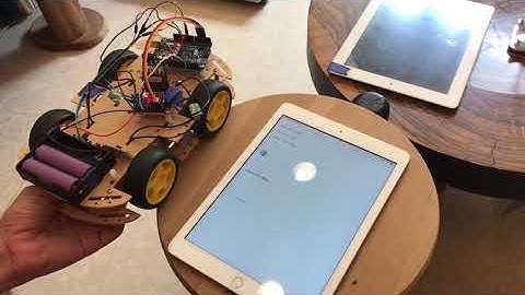 Arduino uno + L298N + Bluetooth HC-08 + swift