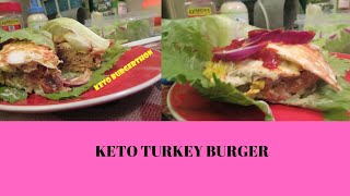 Easy keto turkey burger!! yum ...