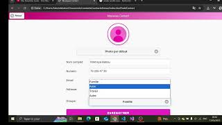 Gestion de contact-DevMobile