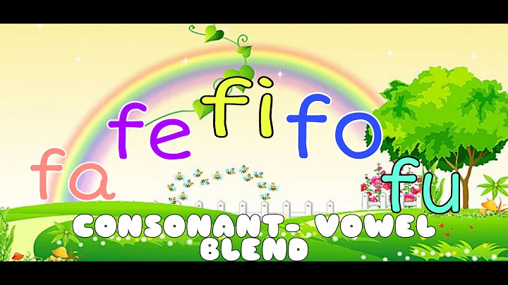 Blending Consonant and Vowel Sounds | fa fe fi fo fu| Enlish Phonics | KINDERGARTEN |
