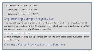 How to Add a Progress Bar to Your Shell Scripts