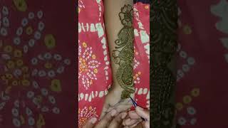 Simple and Easy Front Hand Mehendi Design #art #viralvideo #ytshorts #nafiyamehendiart #henna