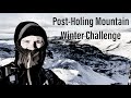 Post-Holing Up A Mountain In Winter