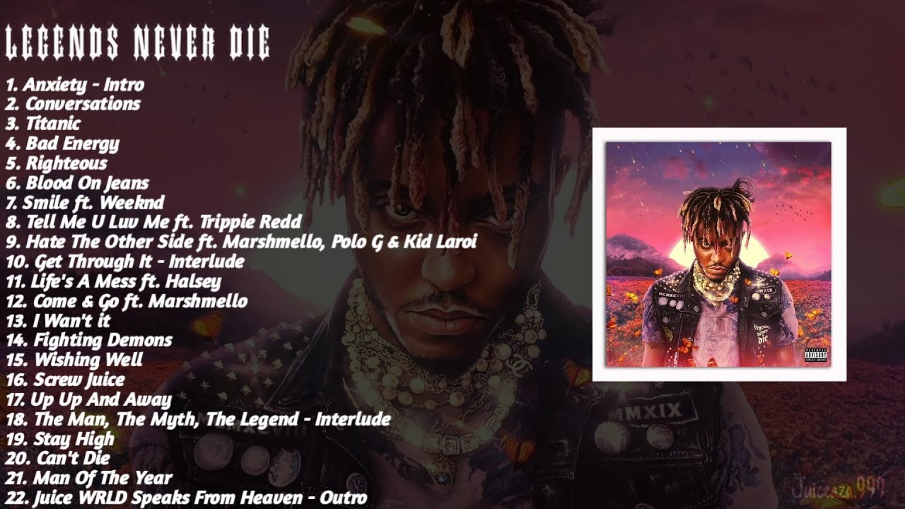Juice WRLD Legends Never Die (Full Album) YouTube