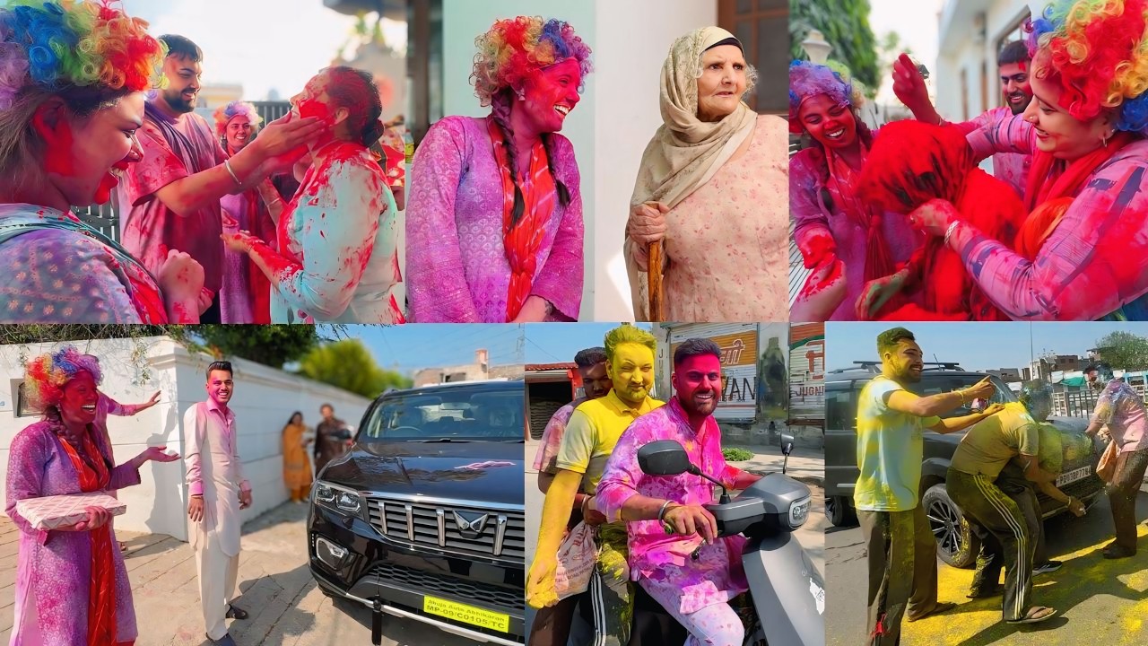 HOLI ATTACK AT PEKE SOHRE GHAR | NEW CAR IN THE HOUSE GONE WRONG | HOLI INDIA 2026 | INDER & KIRAT