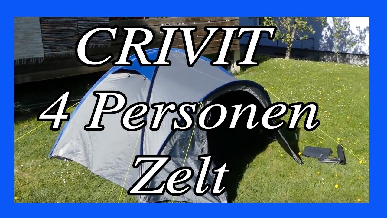 Vier Personen Zelt fr 35,-  | Lidl Angebot 2018 | Crivit Zelt