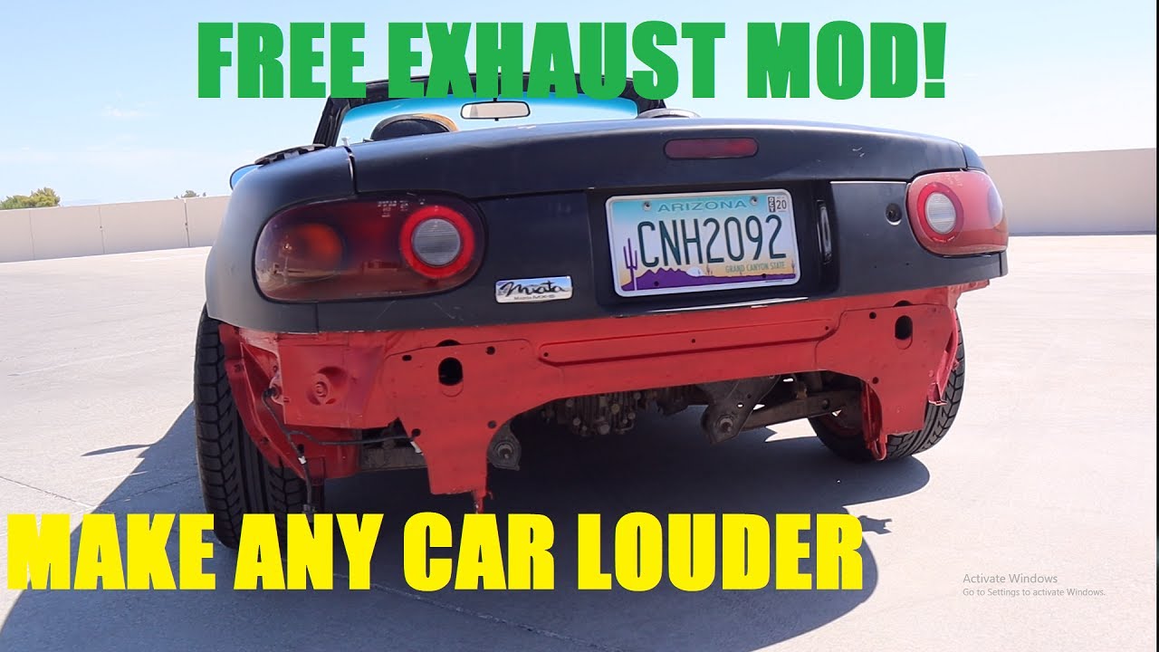 How to MAKE YOUR CAR LOUDER for FREE! +Cat Converter Gutting YouTube