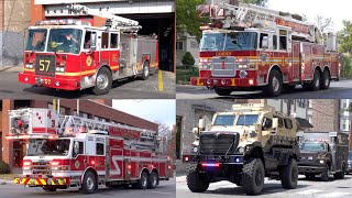 Best of All Time!   Fire Trucks, Ambulances & Police Responding Compilation  100K Subs Special