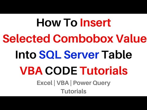 VBA Selected Combobox