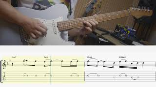 Video thumbnail of "Christian Kuria - Tell Me When : Guitar Solo Cover + TABs by Funkyman"