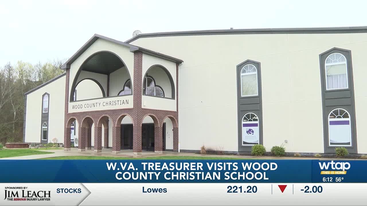 West Virginia state treasurer visits Wood County Christian School