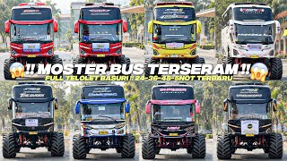 RAME FULL BUS MOSTER TELOLET BASURI !!😱 Hunting Bus Trip Anyer Di Rest Area KM 68👏🏻