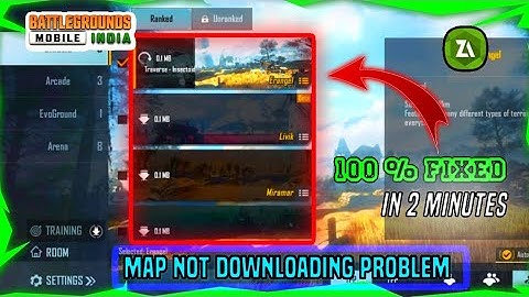 Battlegrounds mobile india map not downloading problem solution | BGMI Glitch solve 🇮🇳 | in 2 min .