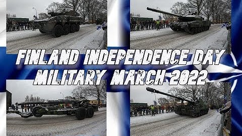 Finland Independence Day 2022 Military Parade - Valtakunnallinen itsenäisyyspäivän paraati Hamina 4K