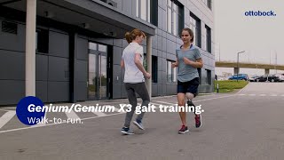 Genium/Genium X3 gait training -Walk-to-run | Ottobock