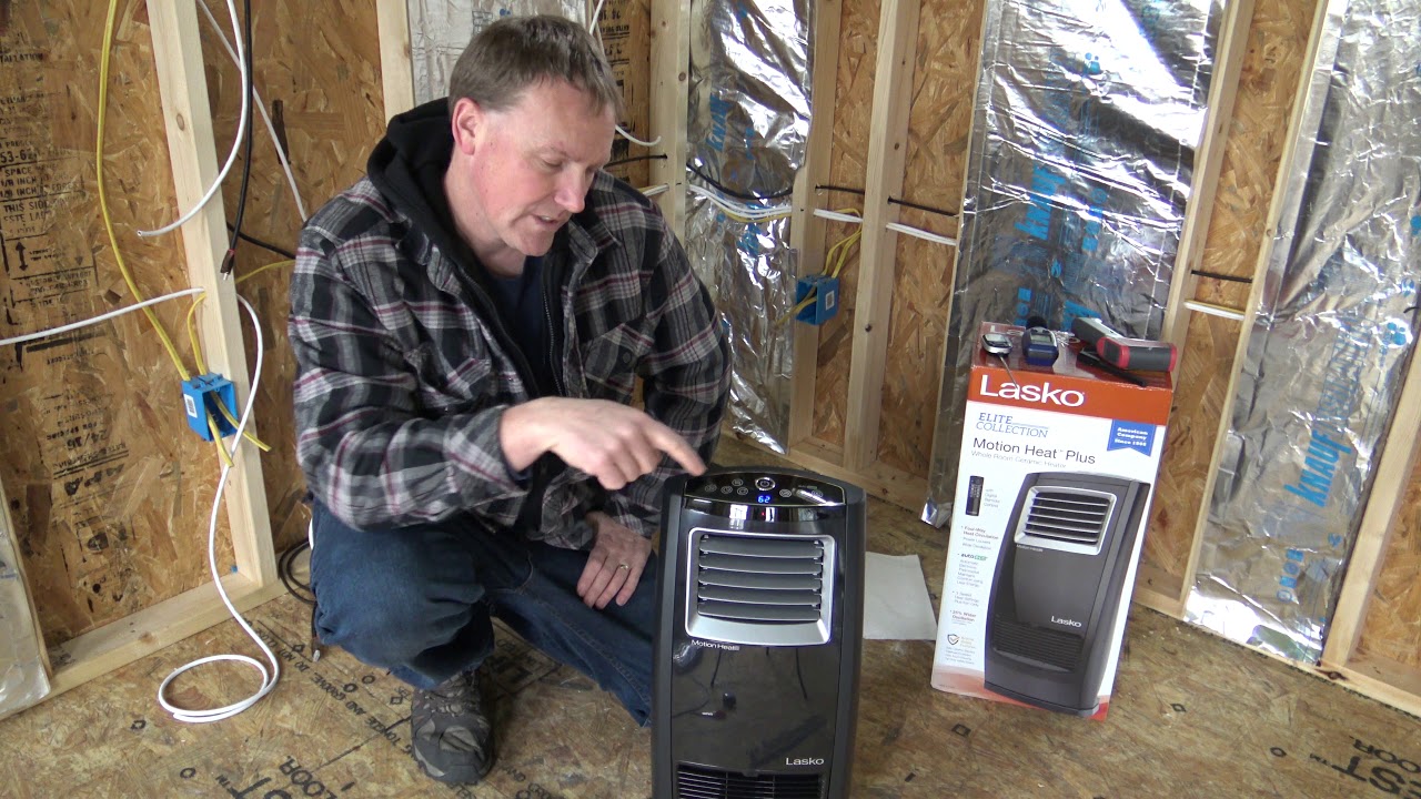 Lasko Motion Plus Ceramic Heater Test 170 Sq Ft. - YouTube