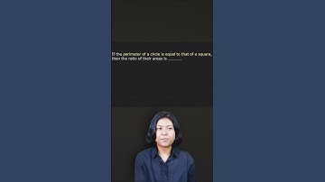 If Perimeter of Circle Equals That of Square | Find Ratio of Their Areas #shorts