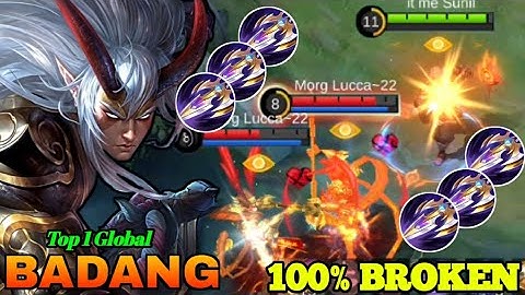 Finally New Best 1 Hit Build For Exp Badang 100% Broken ( Must Try ) - Build Top 1 Global -  Mlbb