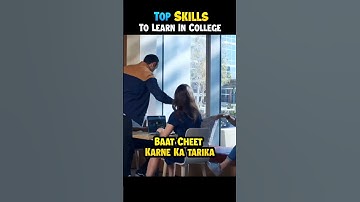 4 important skills need to learn during your college time for better future | #shorts #youtubeshorts