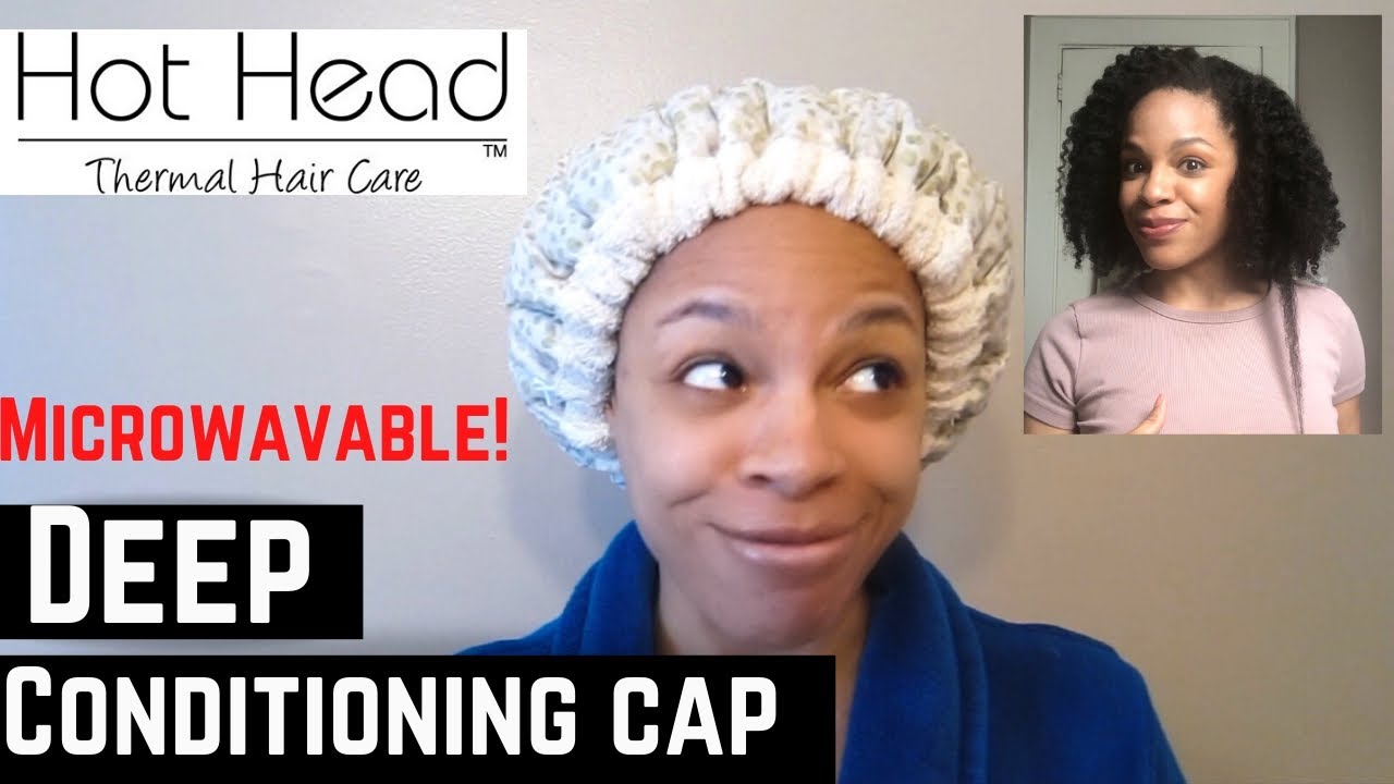 Trying Hot Head Deep Conditioning Cap + TPH by Taraji Mother Earth Clay Mask