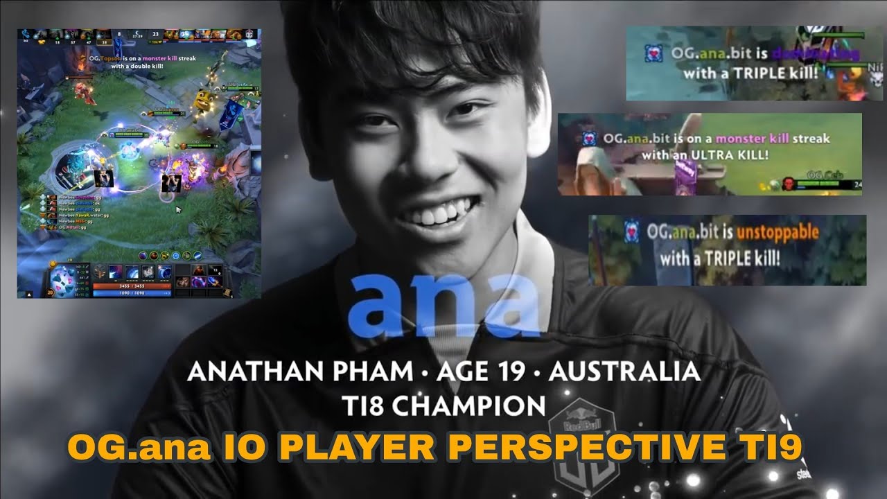 OG ANA PLAYER PERSPECTIVE IO GAMEPLAY TI9 FOUNTAIN DIVE