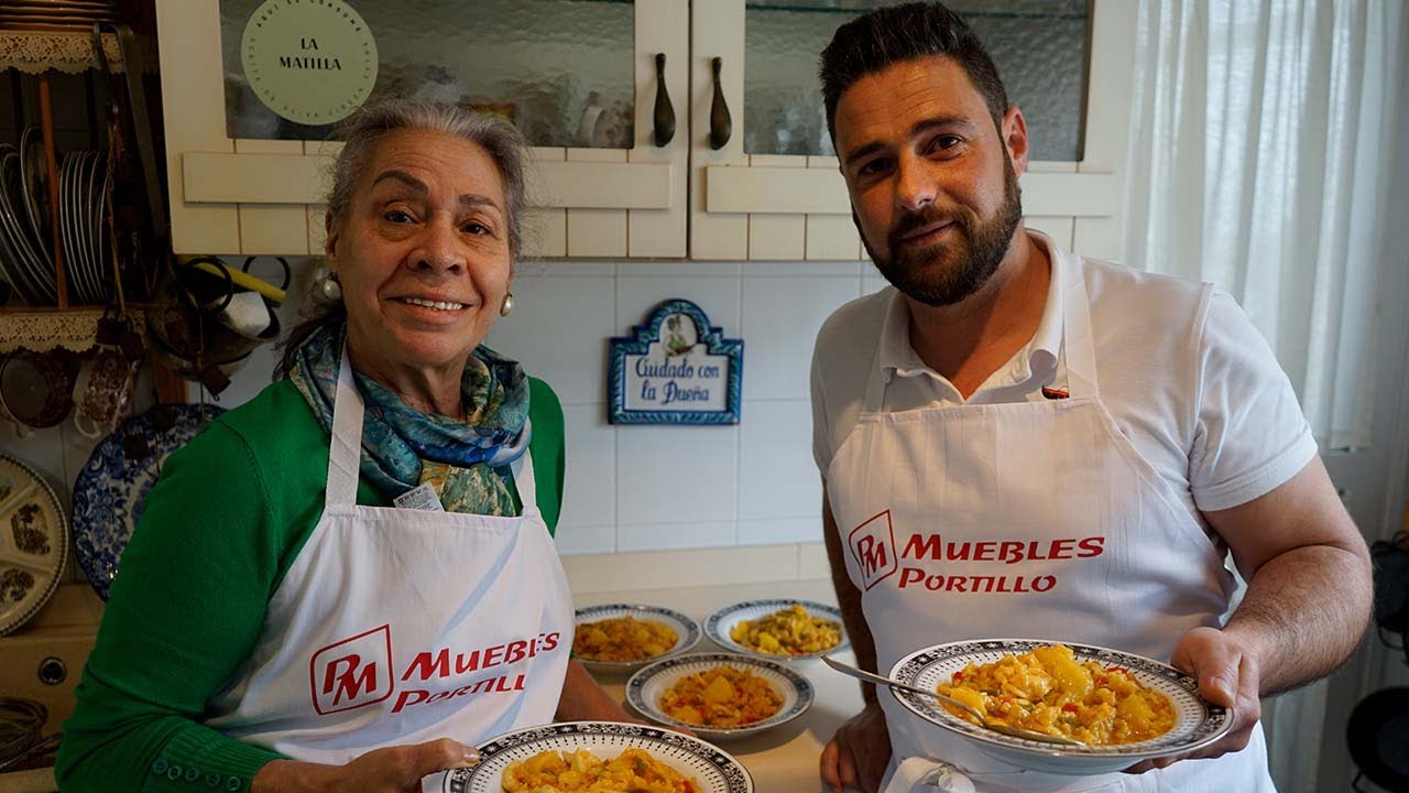 Arroz con papas y bacalao- de An Cá Carmela - por CARMEN GAHONA