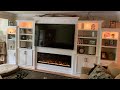 DIY Built-In Shelving & Recessed Electric Fireplace with Beginner Friendly Tips & Tricks-PART I