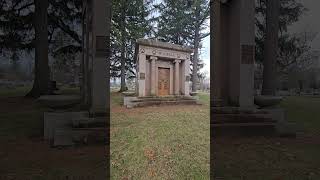 William Ball family mausoleum in Beech Grove Cemetery, Muncie, Indiana #shorts #cemetery