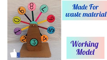 Before and After Number | wheel Craft Working model | Maths TLM | Learn After and Before Number