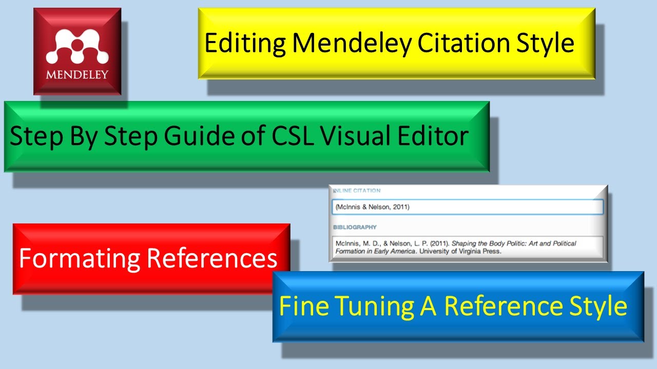 How To Create New Style For Mendeley | Step By Step Tutorial