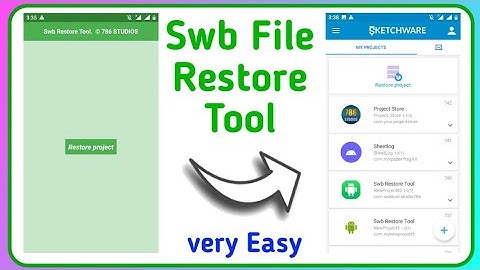Sketchware Pro Swb file Restore Tool | Restore swb files in sketchware #Sketchware