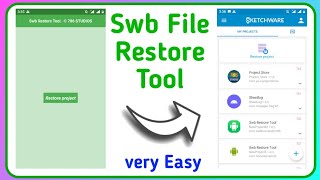 Sketchware Pro Swb file Restore Tool | Restore swb files in sketchware #Sketchware screenshot 5