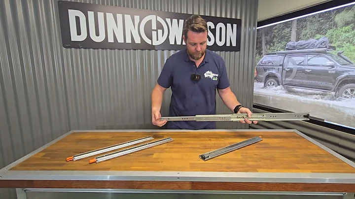 Dunn & Watson 125kg Locking Drawer Slides