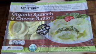 Costco Sale Item Review Freshly Delicious Monterey Gourmet Foods Organic Spinach & Cheese Ravioli