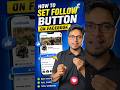 How to Set Follow Button on Facebook Profile 2026 #shorts #shortsfeed #usa