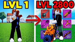 NOOB TO MAX ONLY WITH WEAPONS IN BLOX FRUITS
