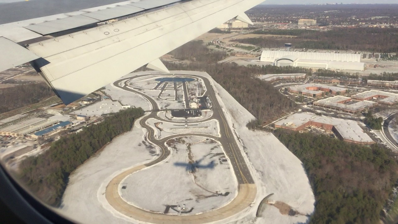 Aterrizando en Washington Dulles International Airport (Virginia, USA