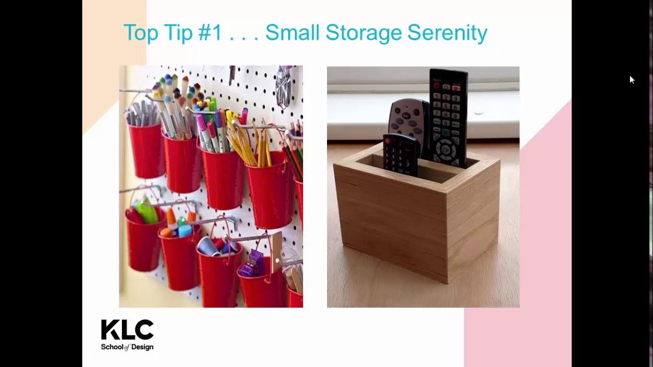 Top Tips for Storage and Decluttering - YouTube